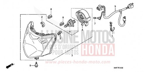 PROJECTEUR CBF125MD de 2013